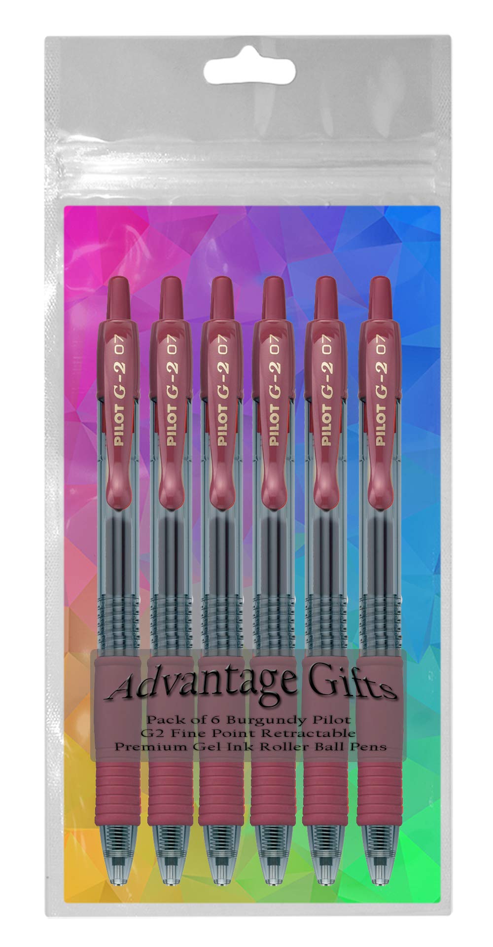 Advantage Gifts G2 Retractable Premium Gel Ink Roller Ball Pens Fine Point Fine Point (.7mm)