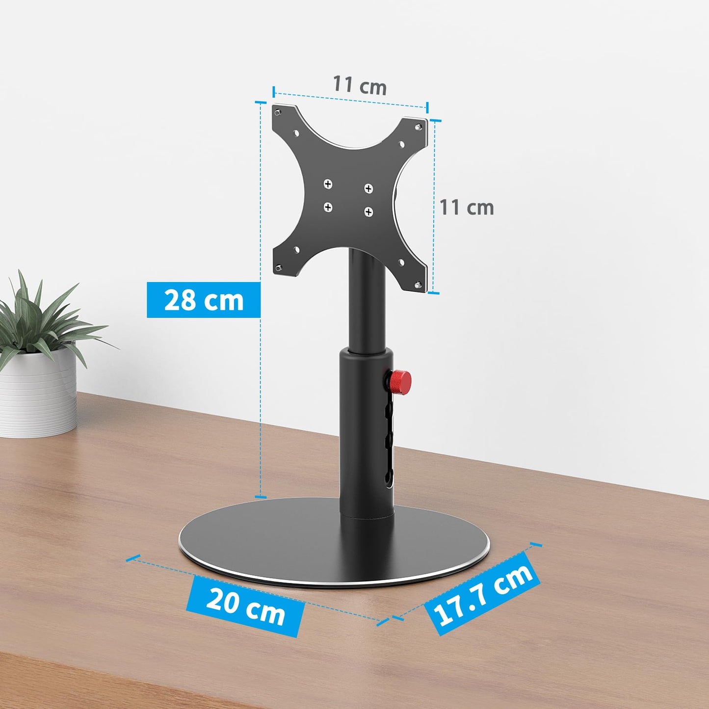 Almoz Adjustable Height Stand Compatible with Echo Show 21/15 (1st/2nd Gen)