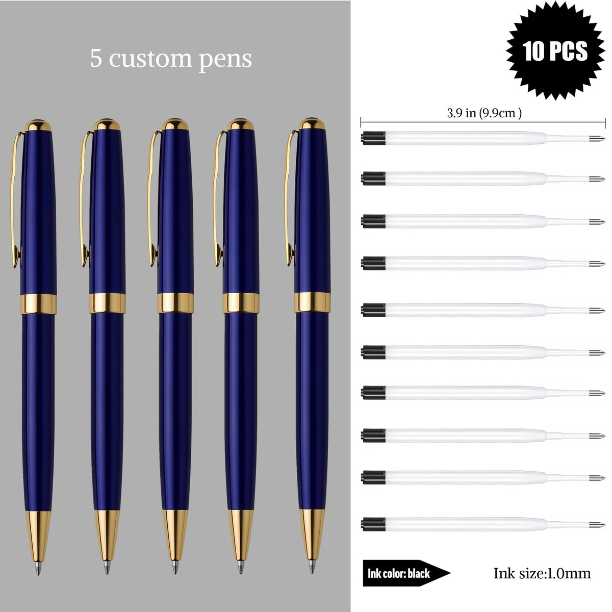 Ancolo Personalized Luxury Ballpoint Pens - for Friends Business Office