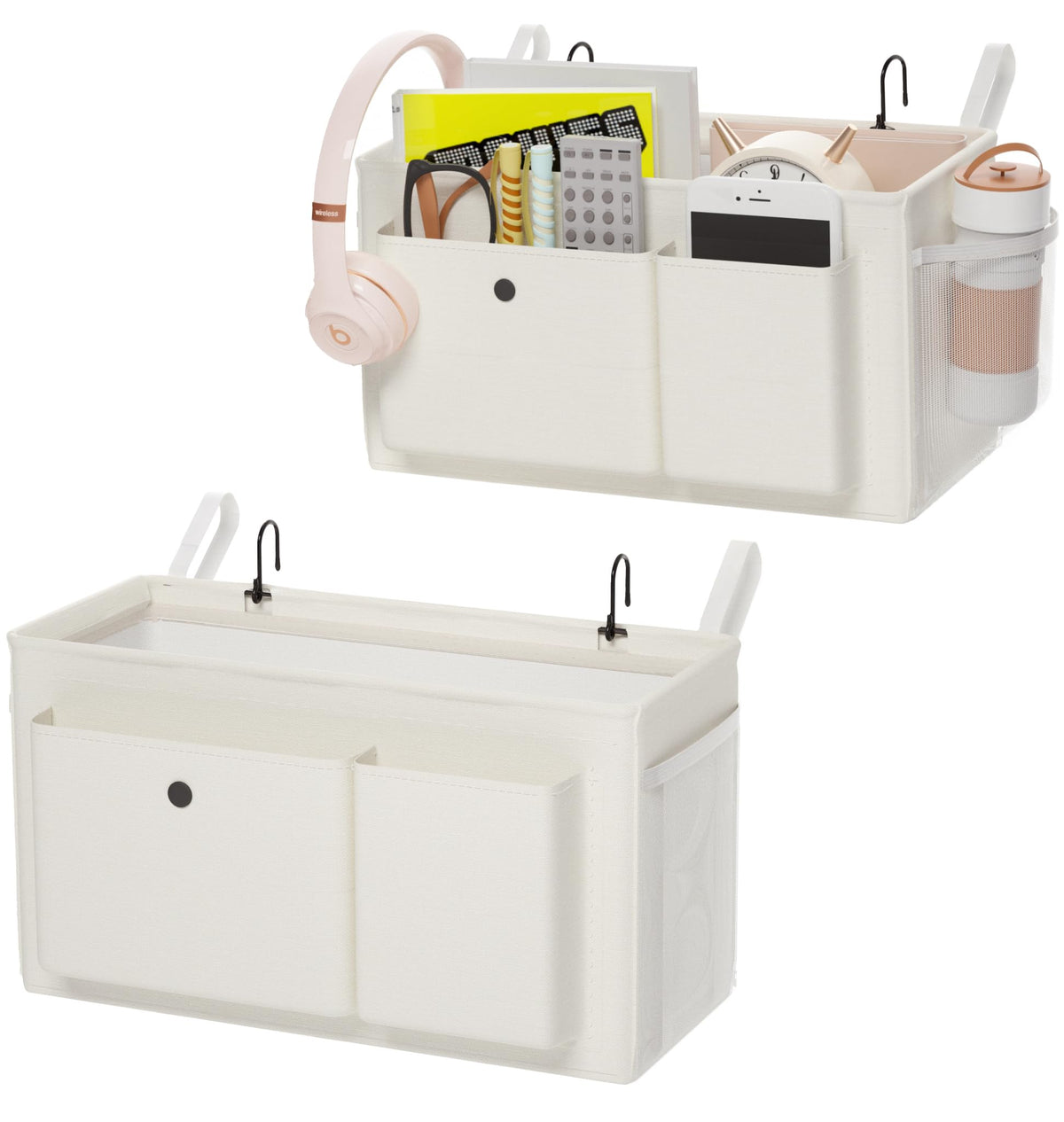 Bedside Caddy Bedside Storage Hanging Organizer for Bunk Dorm Bed Rail