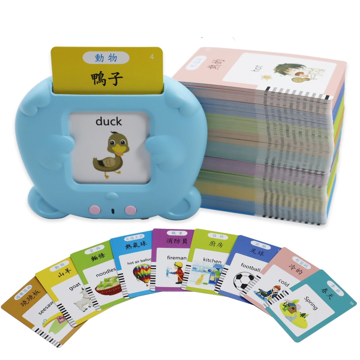 MAYAPHILOS 510 Sight Words Talking Flash Cards Cantonese and English