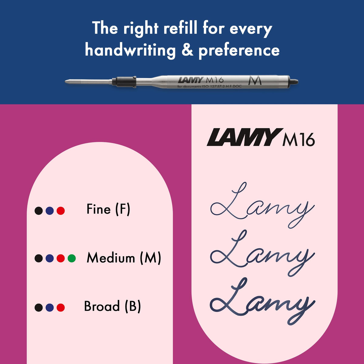 Lamy safari dark dusk - Ballpoint Pen with ergonomic grip & line width M - for pleasant long