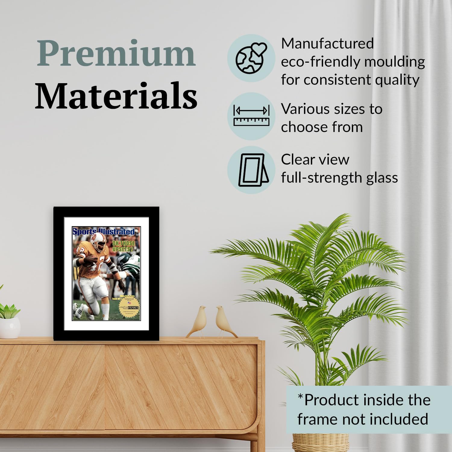 Creative Picture Frames 8" x 10.75" Sports Illustrated Magazine Display Frame, Suitable for