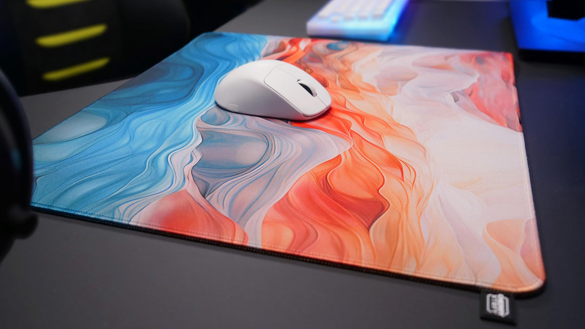 CHERRY XTRFY GP5, Fabric Gaming Mouse Pad in L (460 x 400 x 4 mm), Smooth Speed Pad for Precision