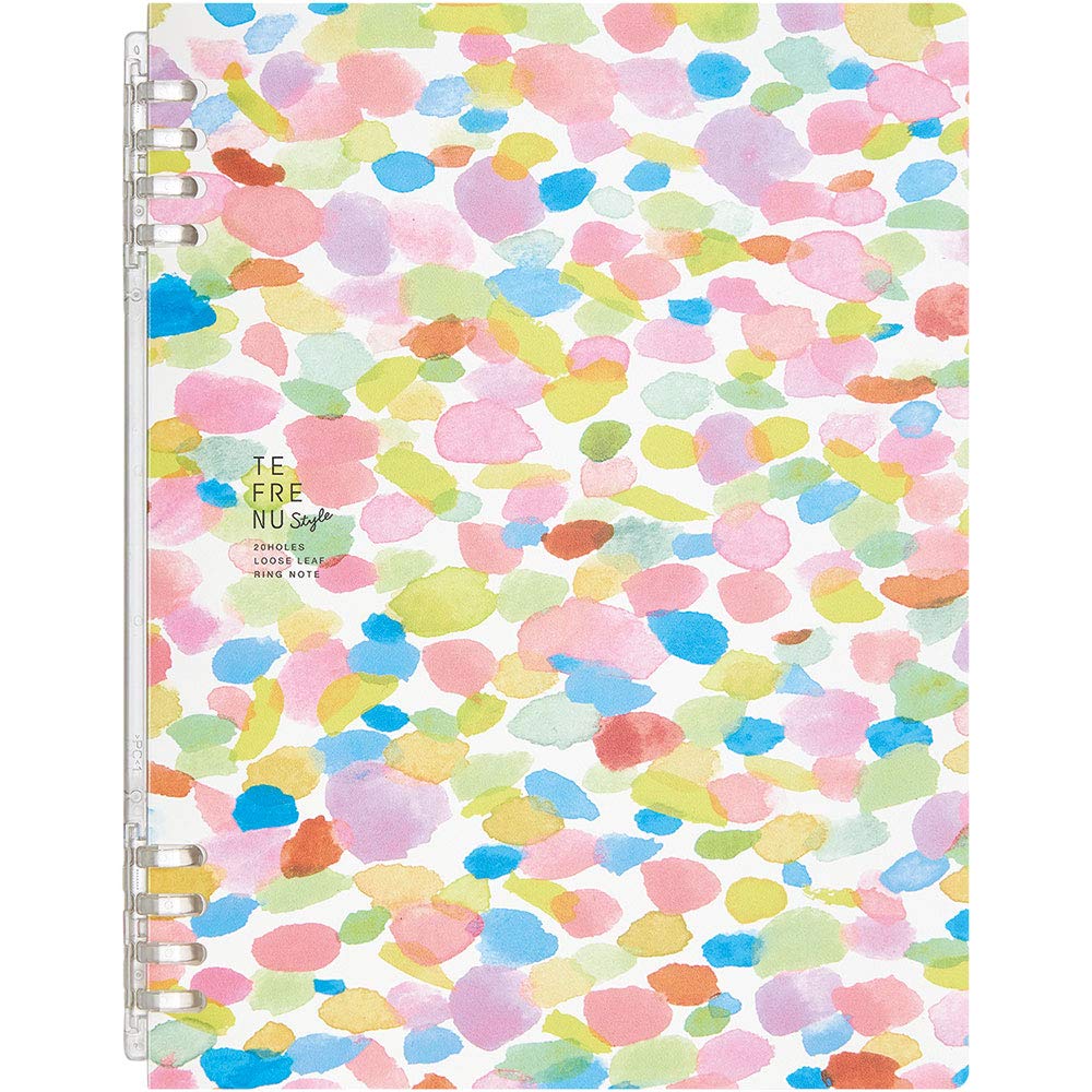 King Jim 9854TES-L103 Ring Notebook, Tefline, Style A5, Palette