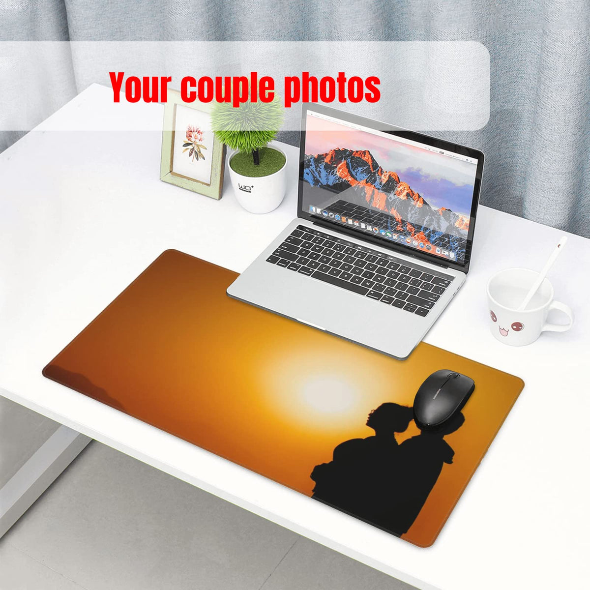 Custom Mouse Pad with Printing of Your Own Photo Image Logo Text Customized Personalized Mousepad