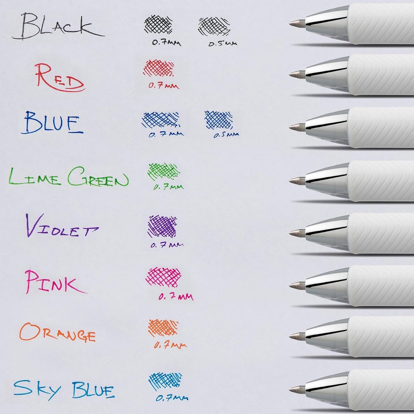 Pentel Energel Pearl Liquid Gel Ink Pens 0.5 mm Needle Tip - Fine Point Energel 0.5 mm pens - Pack