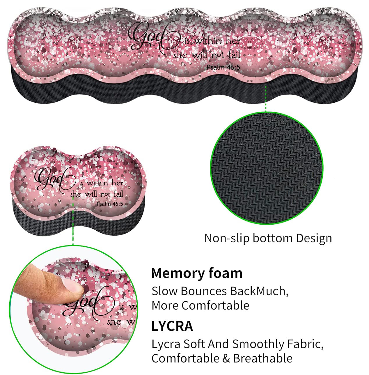 Desk Pad, Large Gaming Mouse Pad Extended Thick Writing Pads, Ergonomic Keyboard Wrist Rest with
