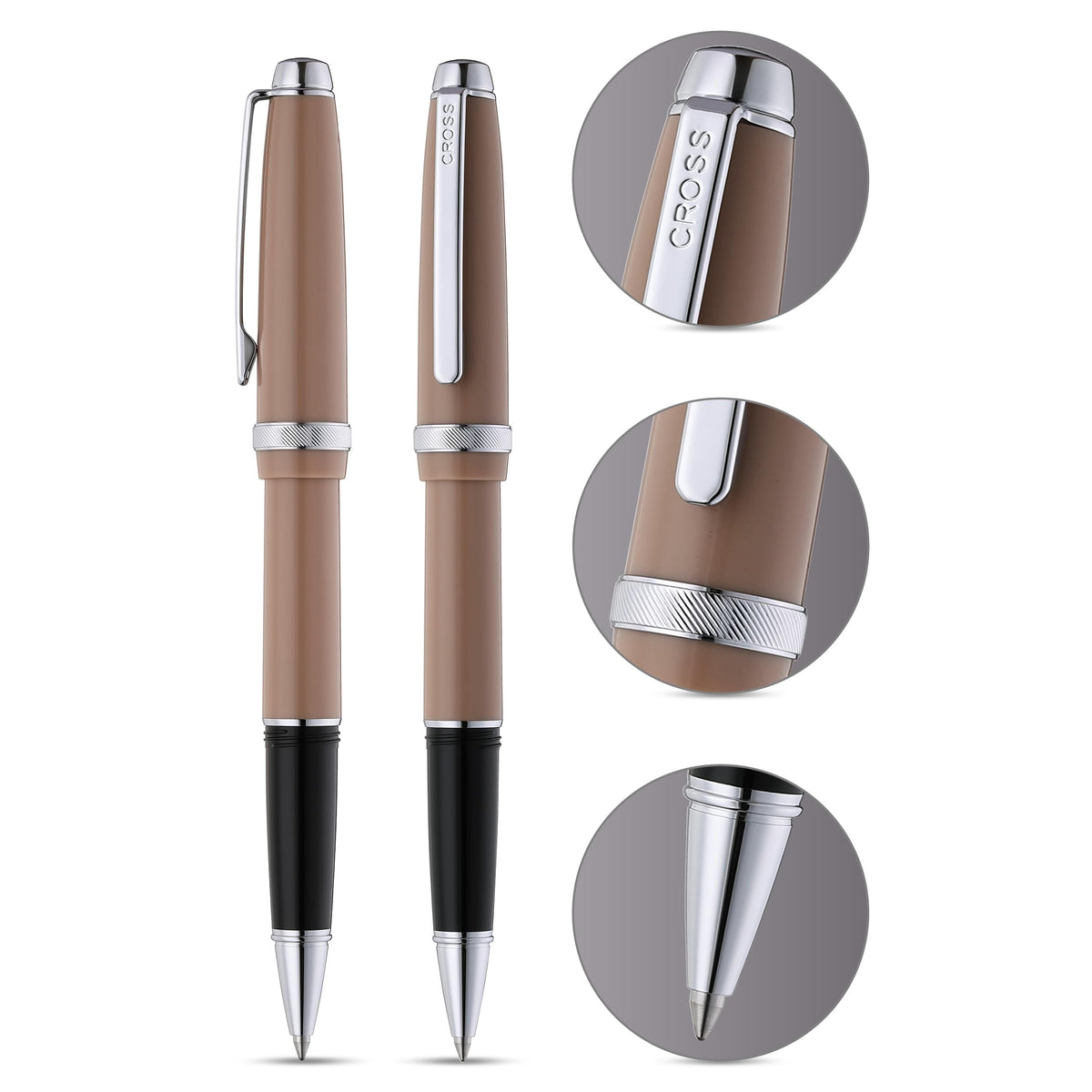 Cross Lume Ballpoint Pen, Medium Point, Black Ink, Multiple Colors