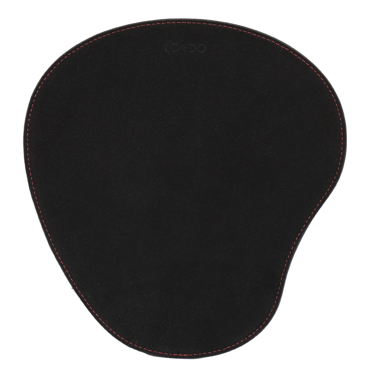 Londo PU Leather Oval Shape Non-Slip Mousepad with Wrist Rest Support, Waterproof Surface, Comfort