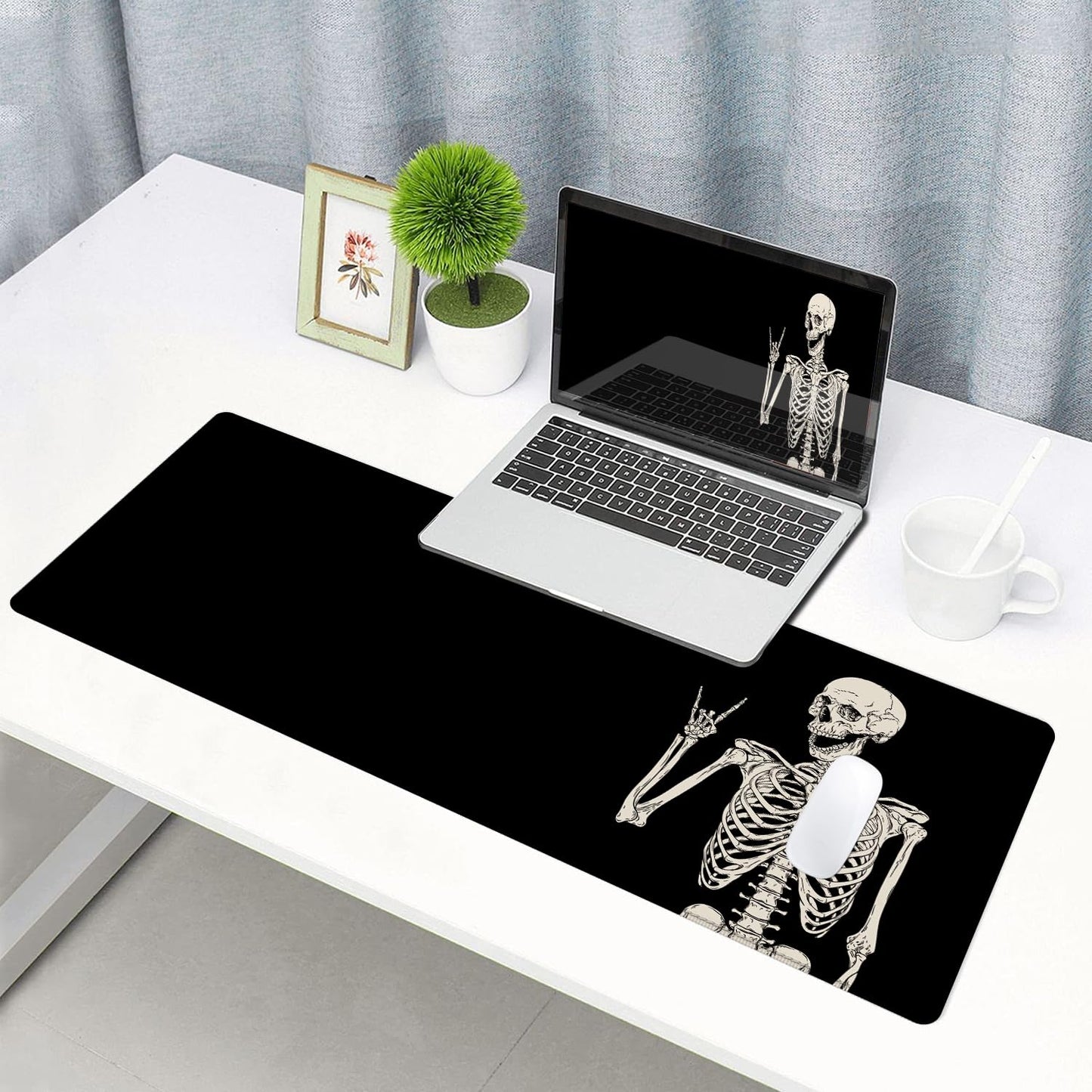 SANWUMIAN Gaming Mouse Pad, Large Mouse Pads for Desk, Non-Slip Rubber Base Mousepad, Keyboard