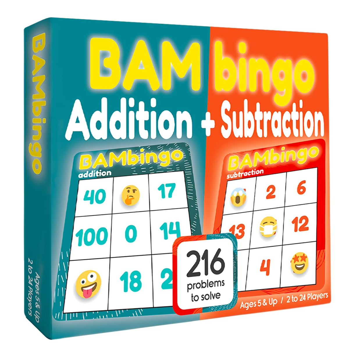 BAMBingo Addition and Subtraction Facts Bingo Game