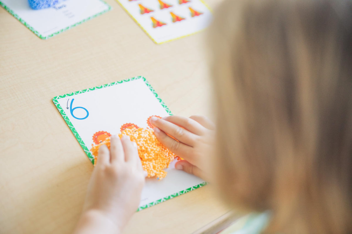 Educational Insights Playfoam Shape & Learn Numbers Set, Flash Card Set, Preschool Kindergarten