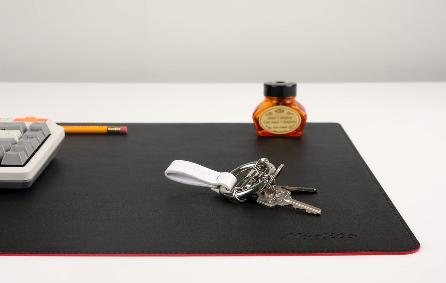 NODITO Dual-Sided Leather Desk Pad,Blotter for Laptop Computer,Mouse Pad,Writing,Drawing,Arts and