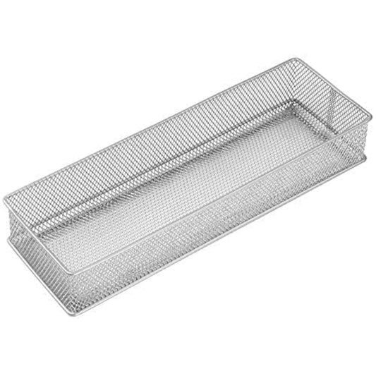 YBM Home Silver Mesh Drawer Organizer and Storage for Kitchen Drawers, Serves as School Supply