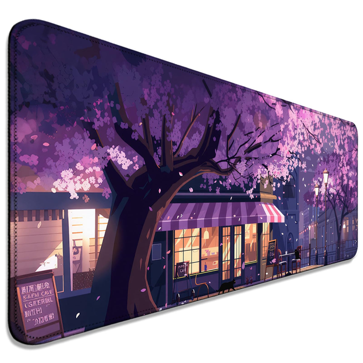 AYKDTFN Coffee Shop Large Mouse Pad & Desk Mat for Gaming, Office & Home