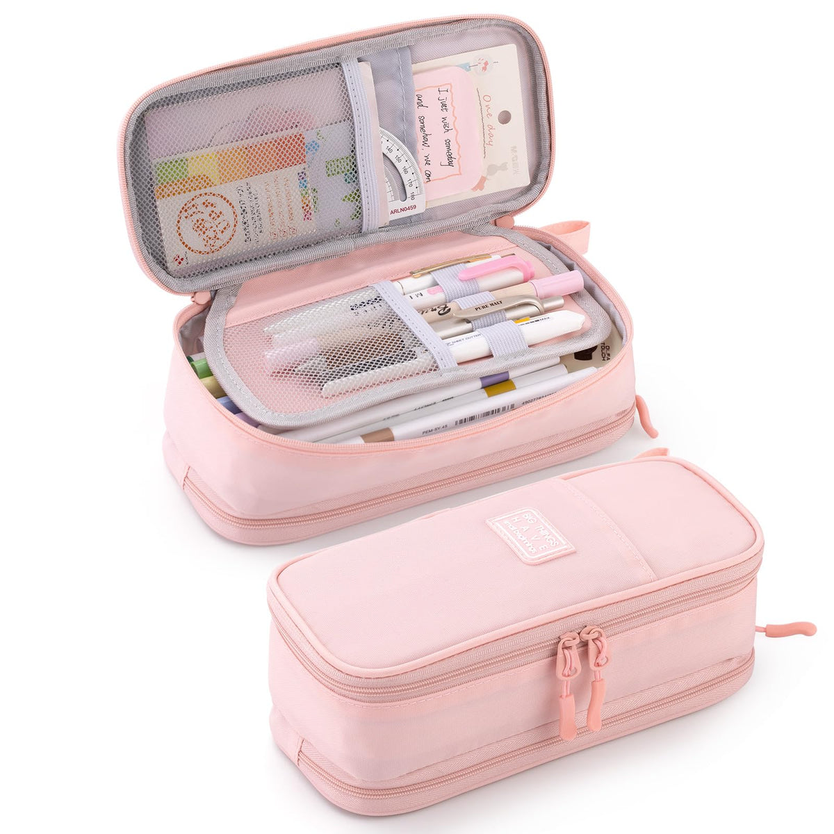 CICIMELON Large Pencil Case Big Storage Pen Pouch Bag with Compartment for School Supplies Office