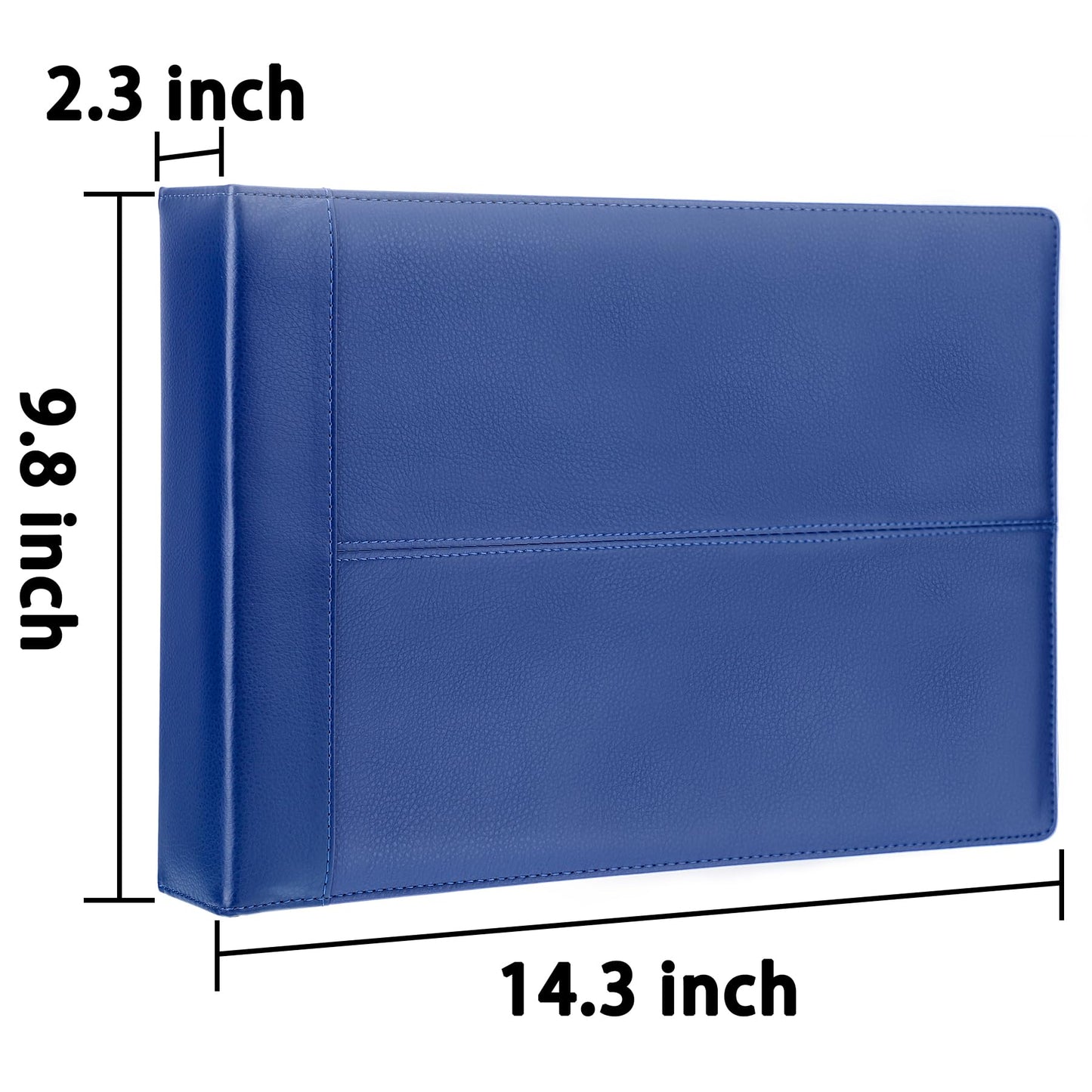 Antner 7 Ring Business Checkbook Binder for Business Checks, 600 Checks Capacity, PU Leather Check