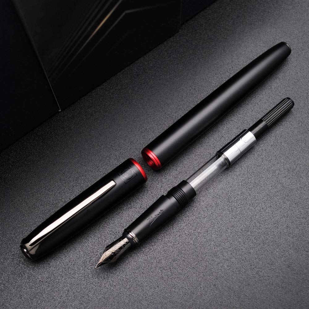 czxwyst Picasso 916 Malage Fountain Pen Original Box New Version (Dawn Red, Medium Nib 0.7mm)