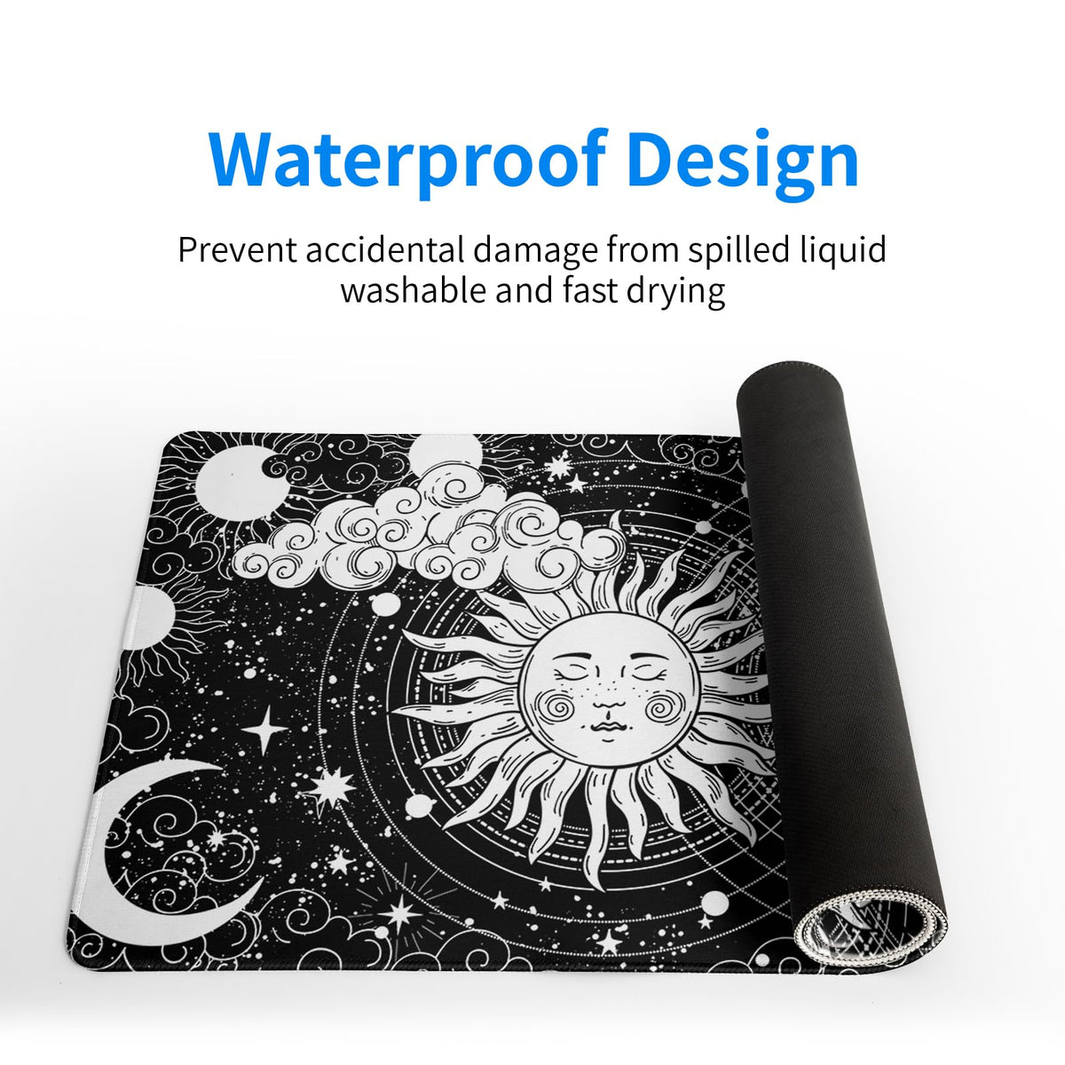 Magic Astrology Extended Big Mouse Pad Large, Gaming Mouse Pad Desk Pad,27.6x11.8 Inch Long