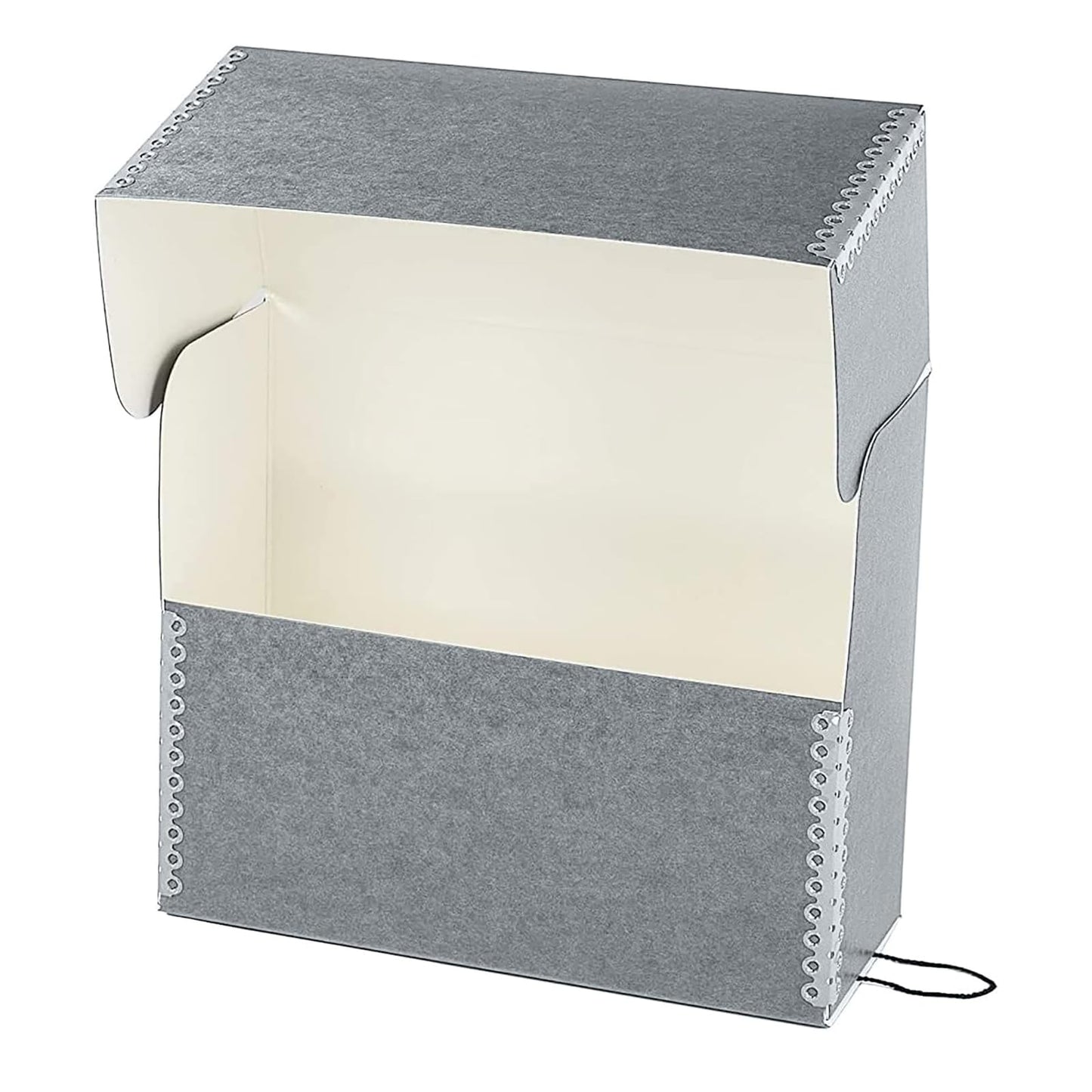 Lineco Archival Document Storage Box, Gray, 15.5" x 10.5" x 5"