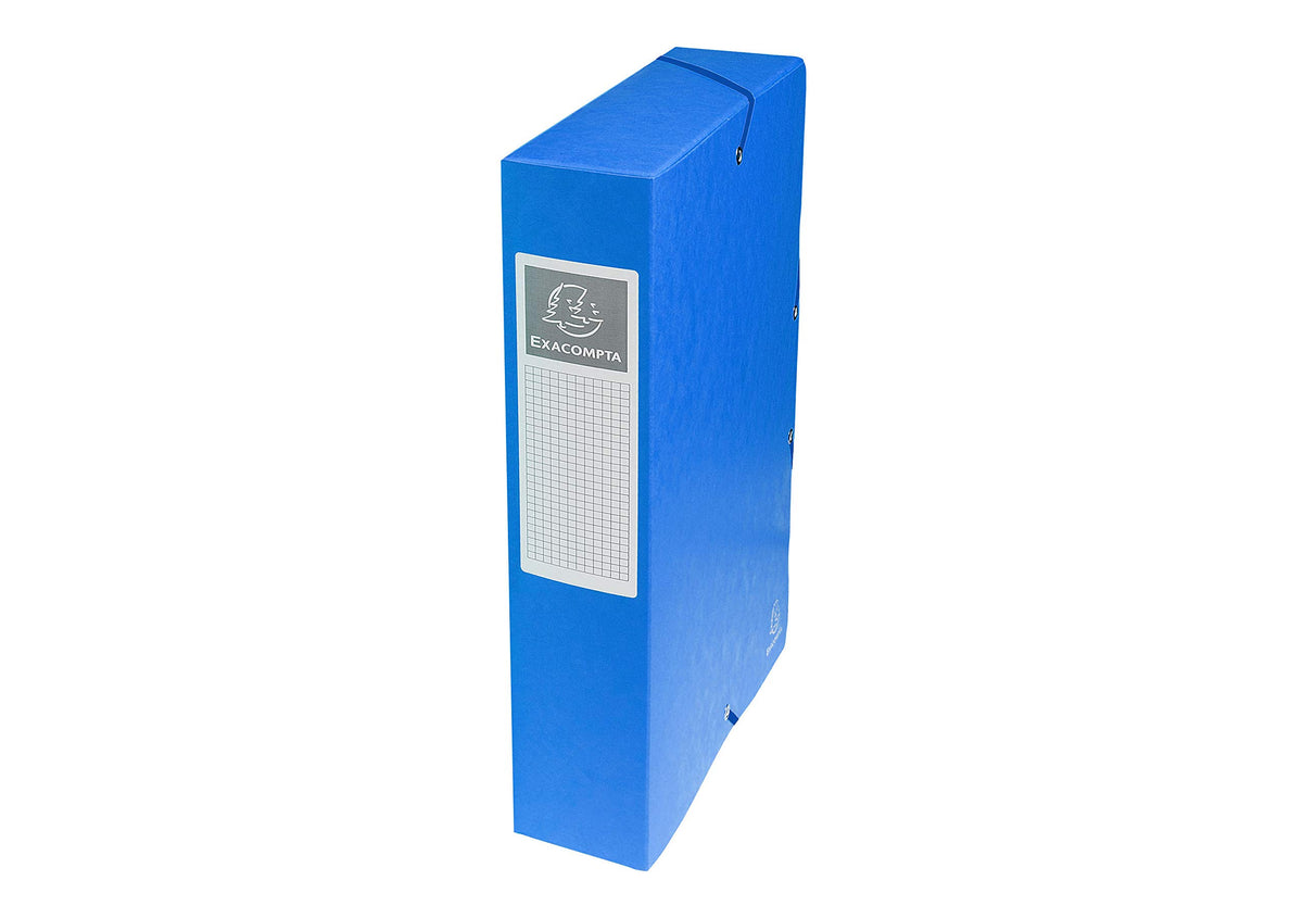 Exacompta - Ref 50602E - Pressboard Filing Box - 250 x 330mm in Size, Suitable for Holding A4