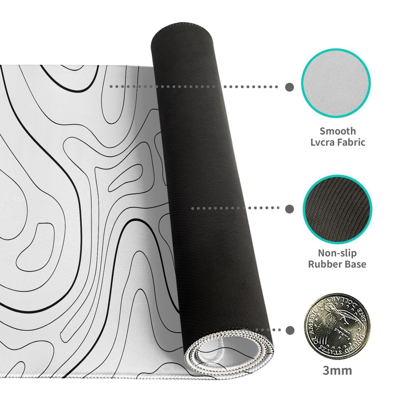 Gaming Mouse Pad Desk Pad XL Large Mouse Mat Keyboard Mat Office Desk Decor AccessoriesKeyboard Mat