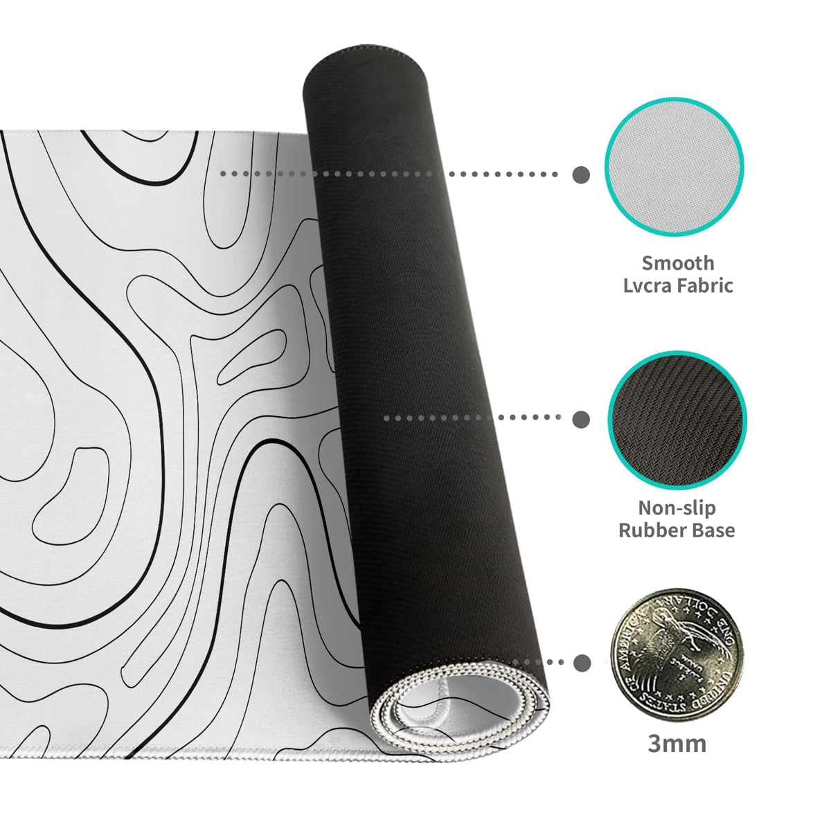 Gaming Mouse Pad Desk Pad XL Large Mouse Mat Keyboard Mat Office Desk Decor AccessoriesKeyboard Mat