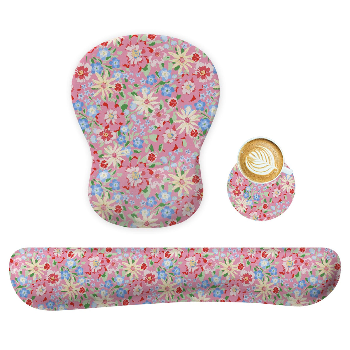 WINTOJO Keyboard Wrist Rest Pad and Mouse Wrist Rest Support Gaming Mouse Pad Ergonomic Gel Memory
