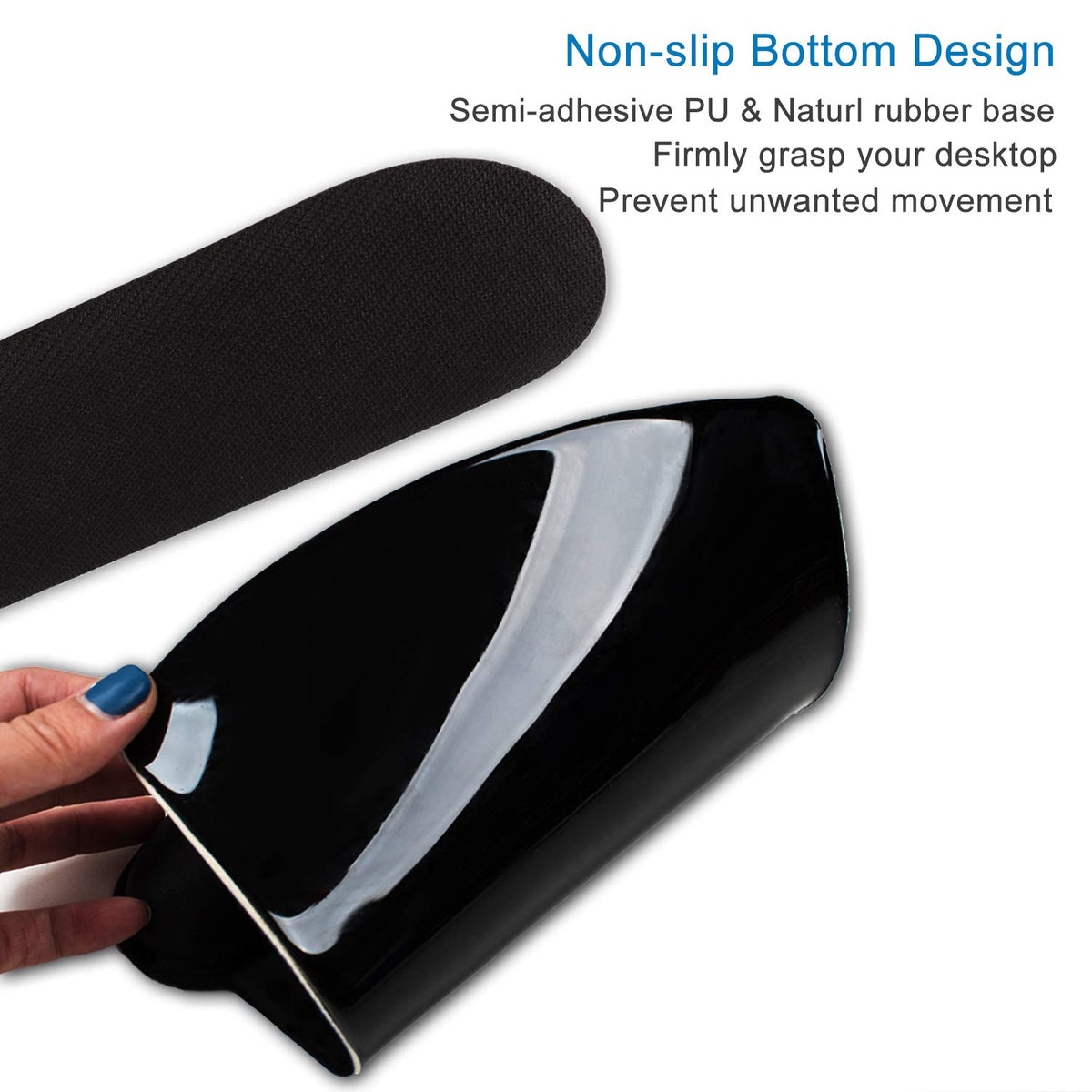 ITNRSIIET Mouse Pad Wrist Support Keyboard Wrist Rest Pad Ergonomic Mousepad Non-Slip Memory Foam
