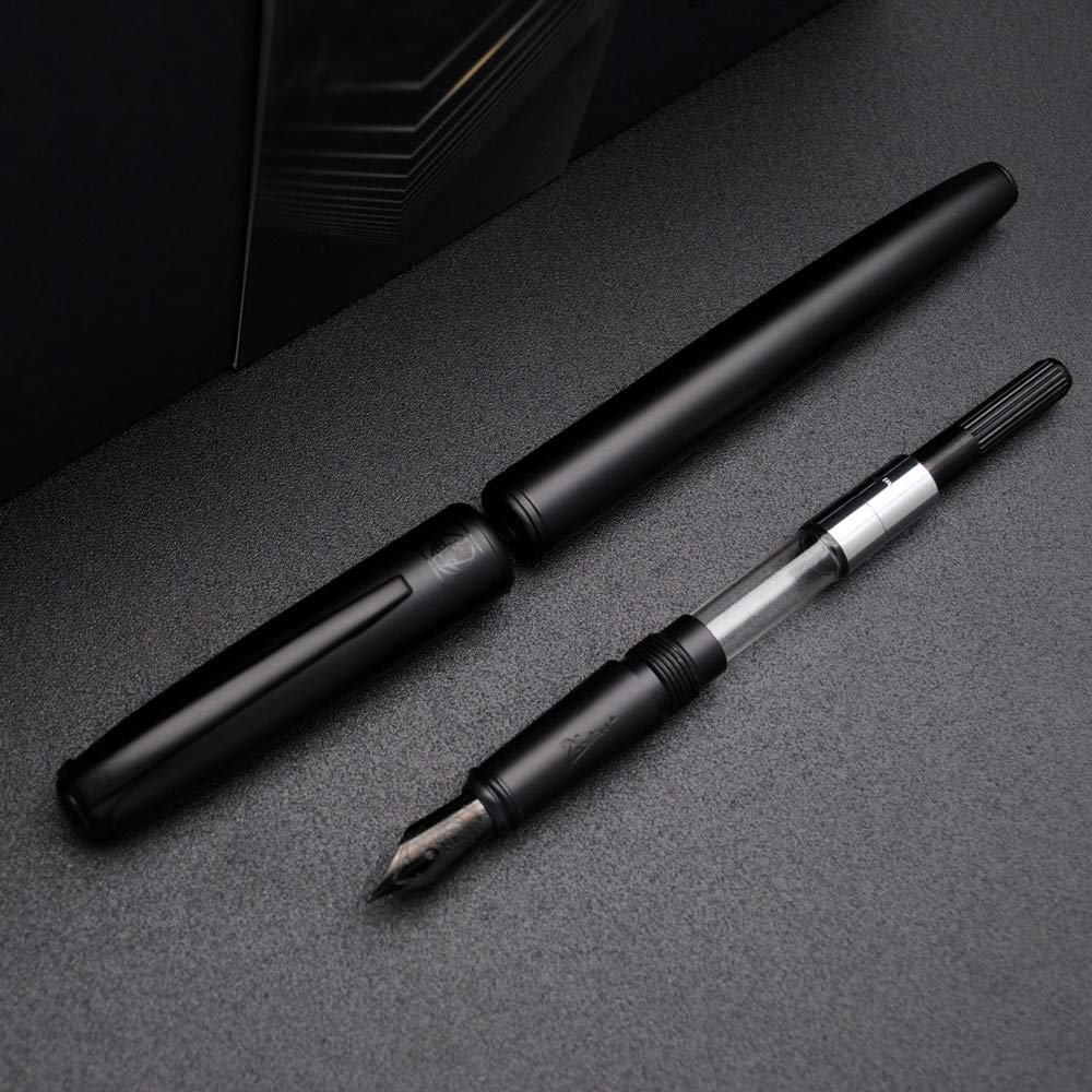 Picasso 916 Malage Fountain Pen Original Box New Version (Polar Night Black, Medium Nib 0.7mm)