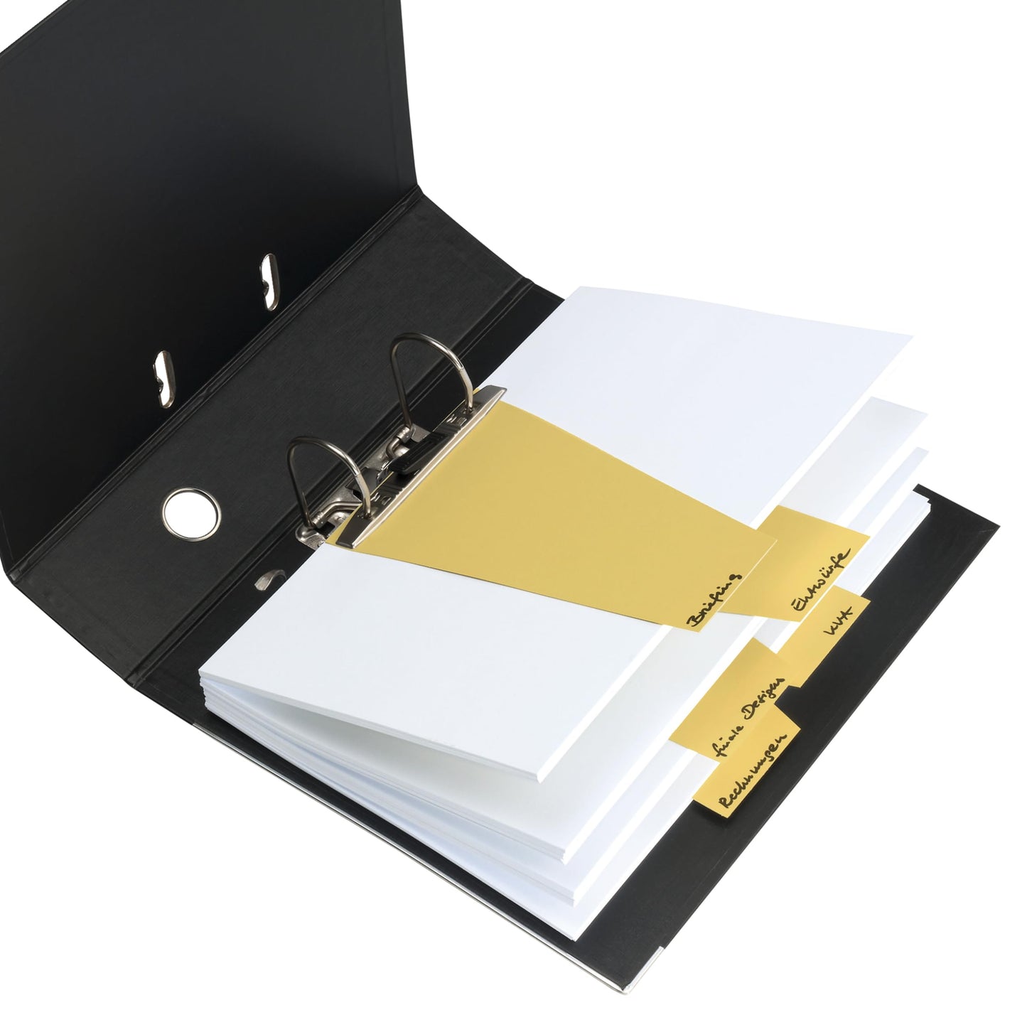 Herlitz 100 Yellow Trapezoidal Dividers 120mm x 230mm