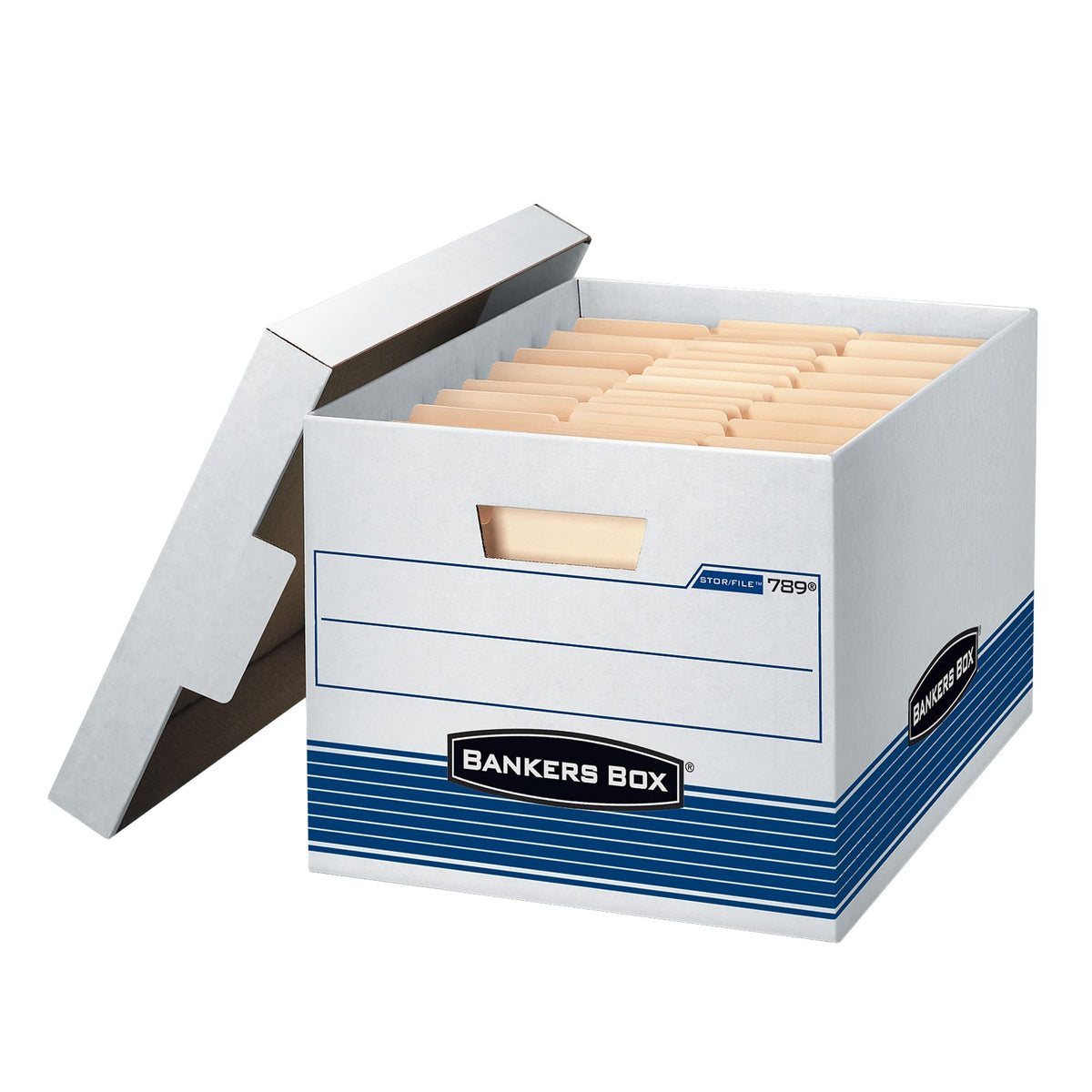 Bankers Box 4-Pack Medium-Duty File Storage Boxes, Letter/Legal, FastFold