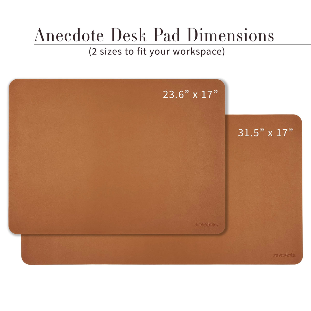 Anecdote Office Desk Pad Mat, Large Keyboard & Mouse Pad, Home Desk Blotter