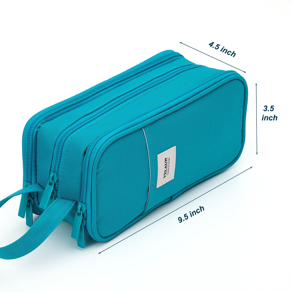 VELAUN Pencil Case Pouch, Large Capacity Pencil Box Bag, Aesthetic Pen Organizer for School