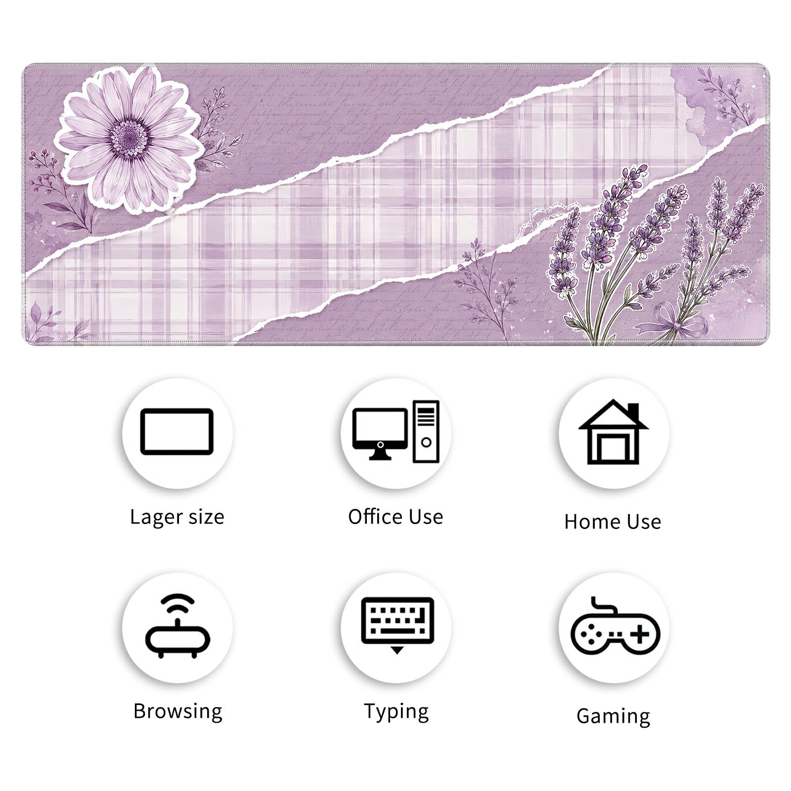 Desk Mat Large Gaming Mouse Pad + Coaster