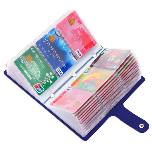 angimi Business Card Organizer with 96 Cards，Credit Card Holder for Men & Women Rfid