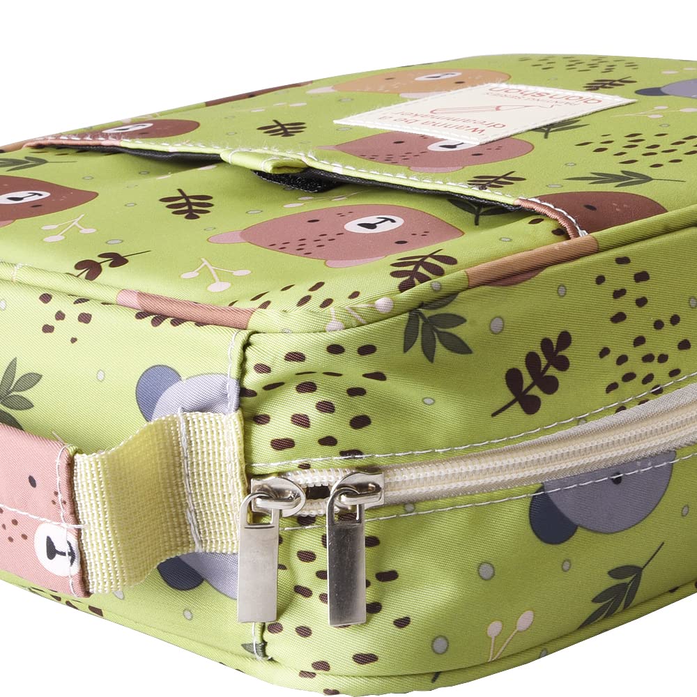 Pencil Case Holder Slot with Zipper Closure Large Capacity Pen Organizer