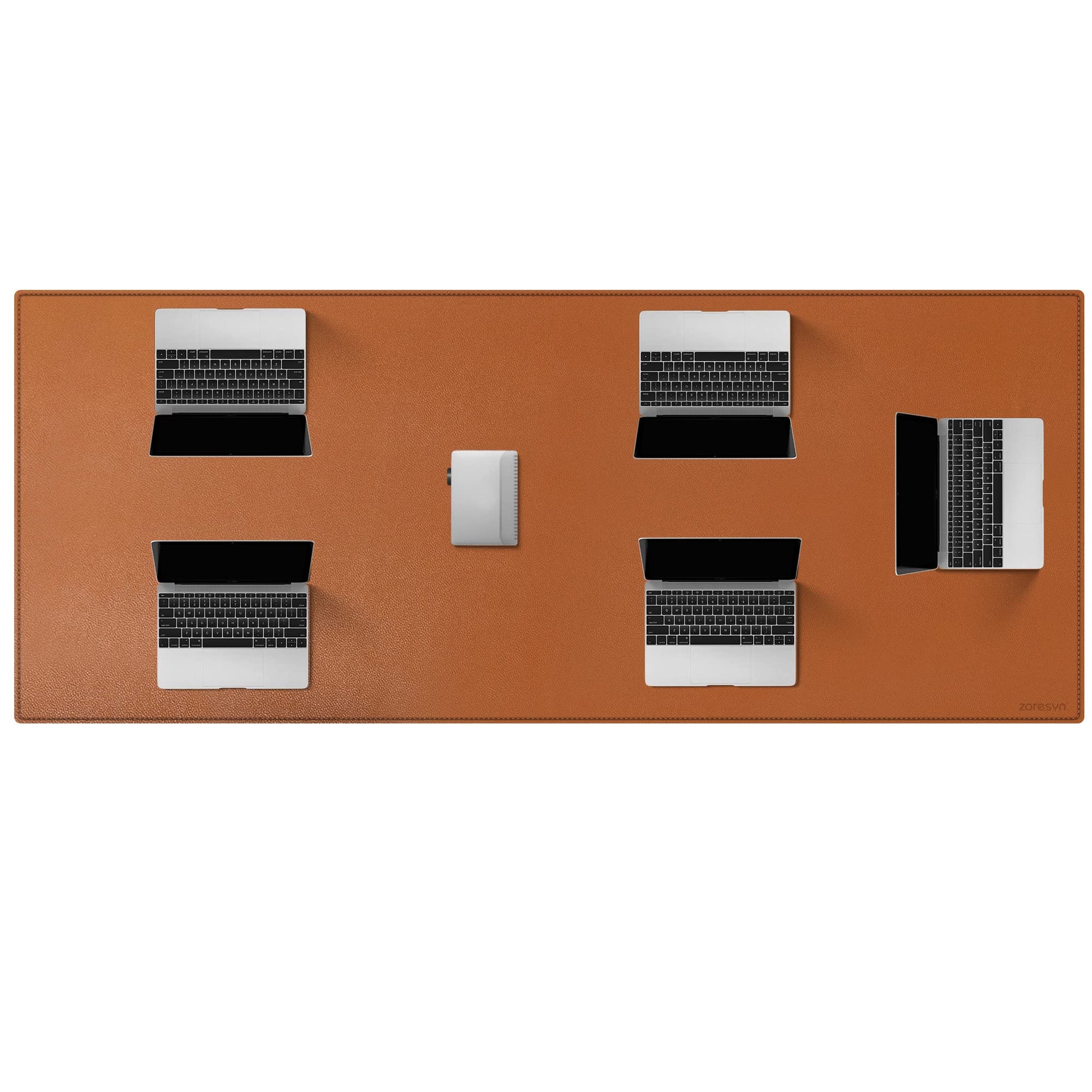 ZORESYN PU Leather Conference Table Pads 70.9" x 31.5" Light Brown