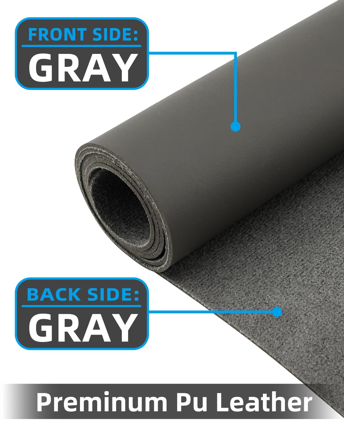 Leather Desk Pad Protector,48"x 17"Desk Mat Large, Mouse Pad, Non-Slip PU Leather Desk