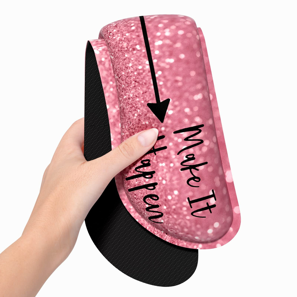 Dapesuom Enlarge Keyboard Wrist Rest, Memory Foam Wrist Cushion for Desk Mats Support, Typing Pain