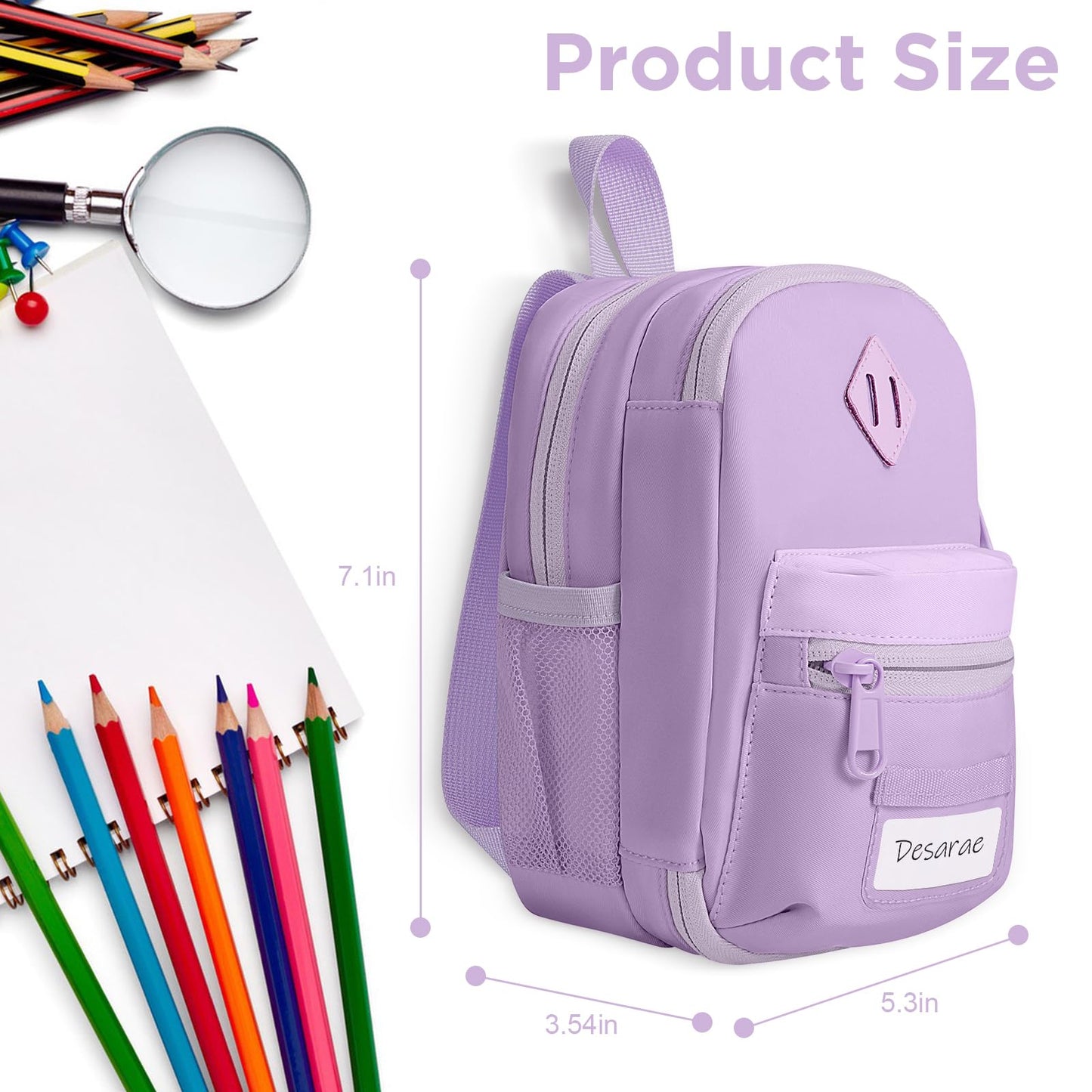 crawing Large Capacity Pencil Case, Mini Backpack Pencil Case, Storage High Capacity Bag Pouch