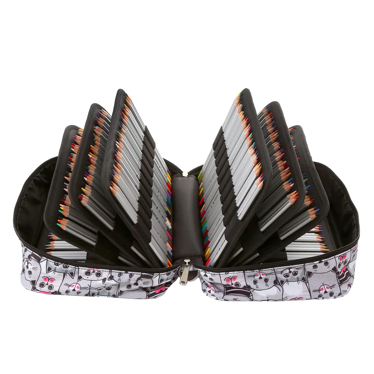 Lbxgap 420 Slots Colored Pencil Case w/Handle & Shoulder Strap
