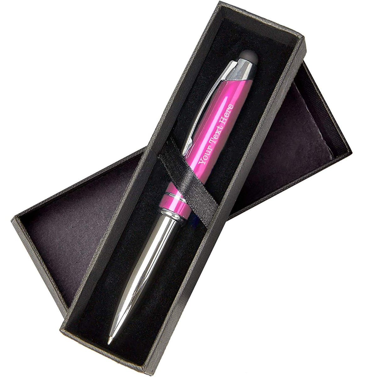 Personalized Pen, 3-in-1 Ballpoint Pen, Touch Screen Pen Stylus, & Flashlight- Customized for Men