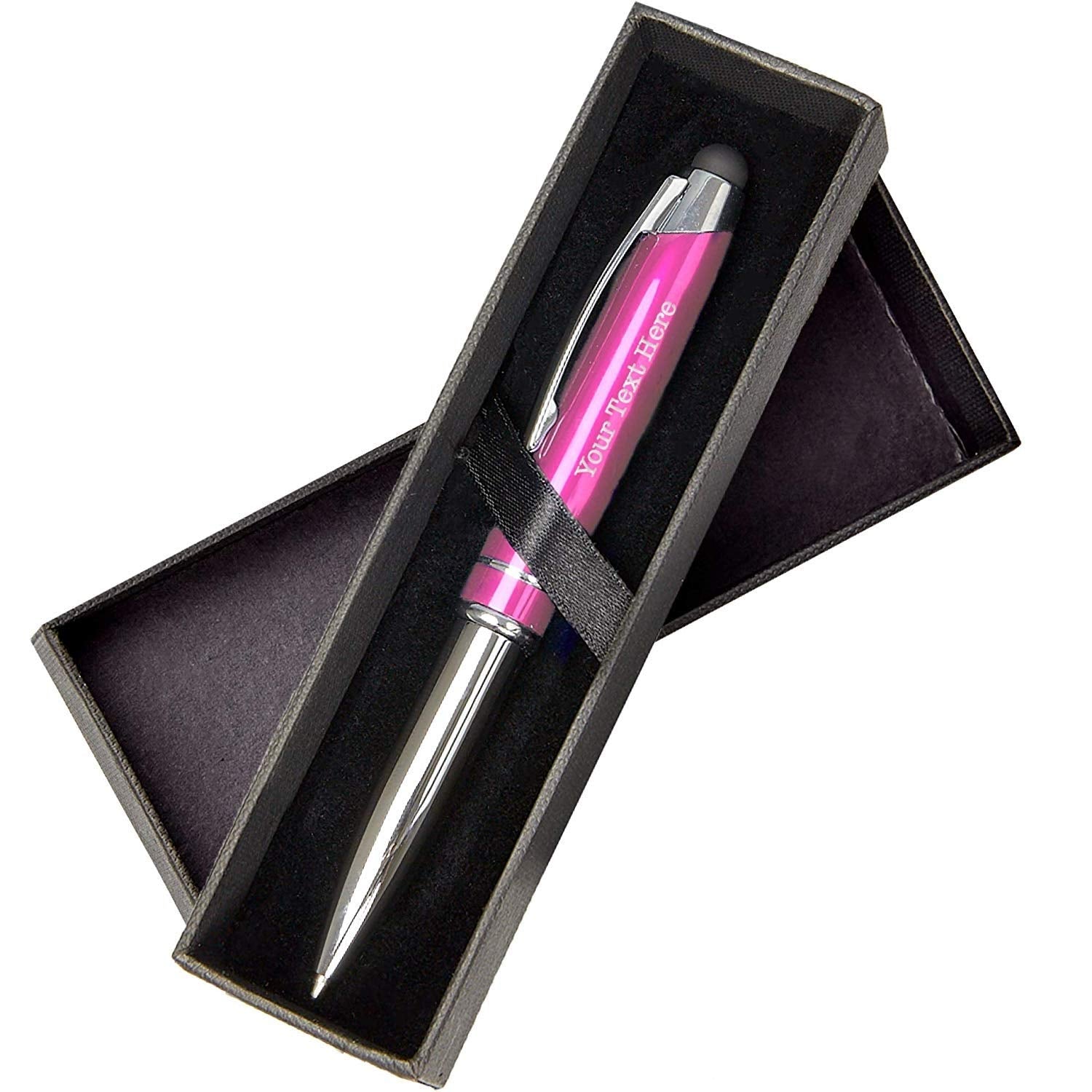Personalized Pen, 3-in-1 Ballpoint Pen, Touch Screen Pen Stylus, & Flashlight- Customized for Men