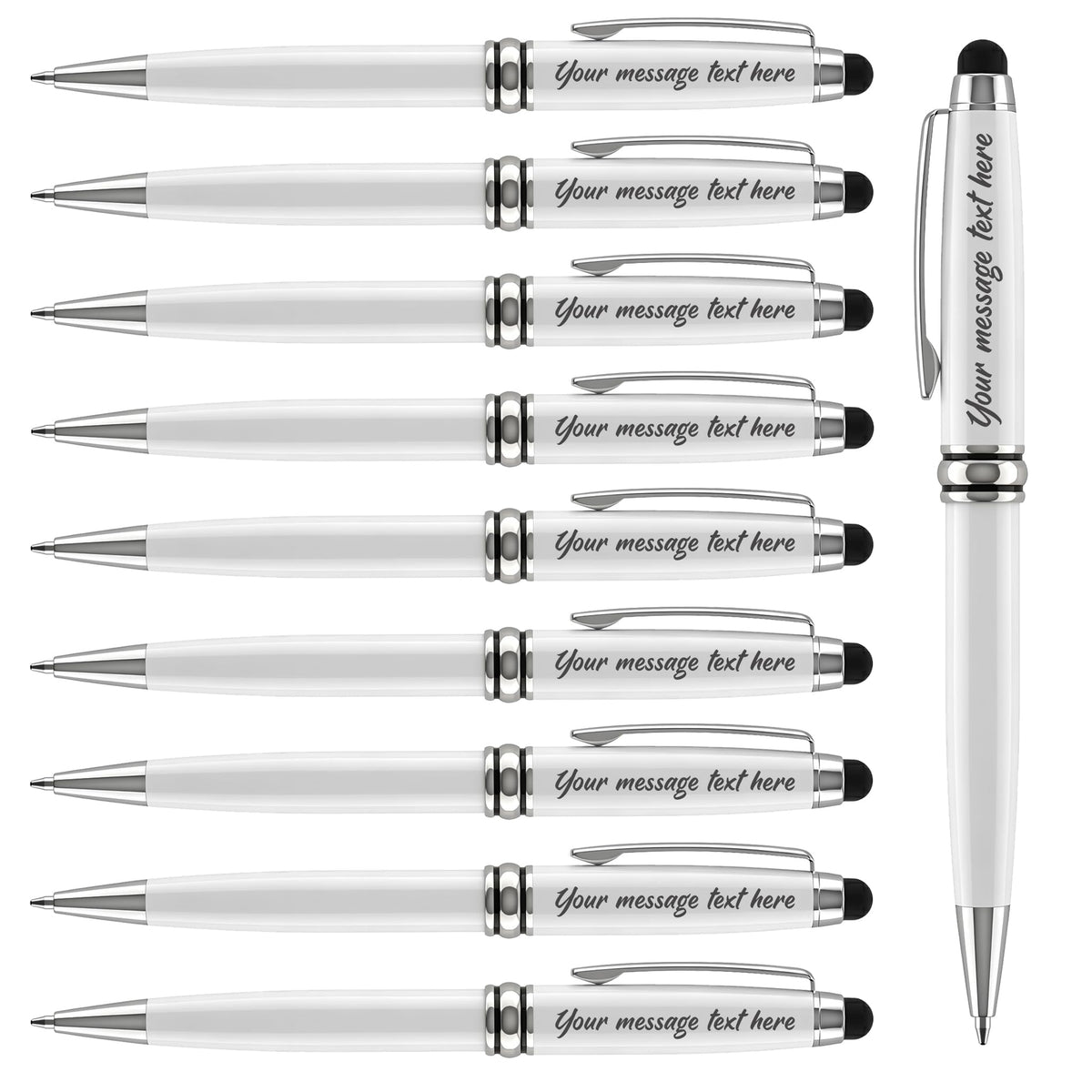 Ancolo Custom Pens - Gift for Women/Lady/Girl/Teacher/Manager 10 Pens/Box