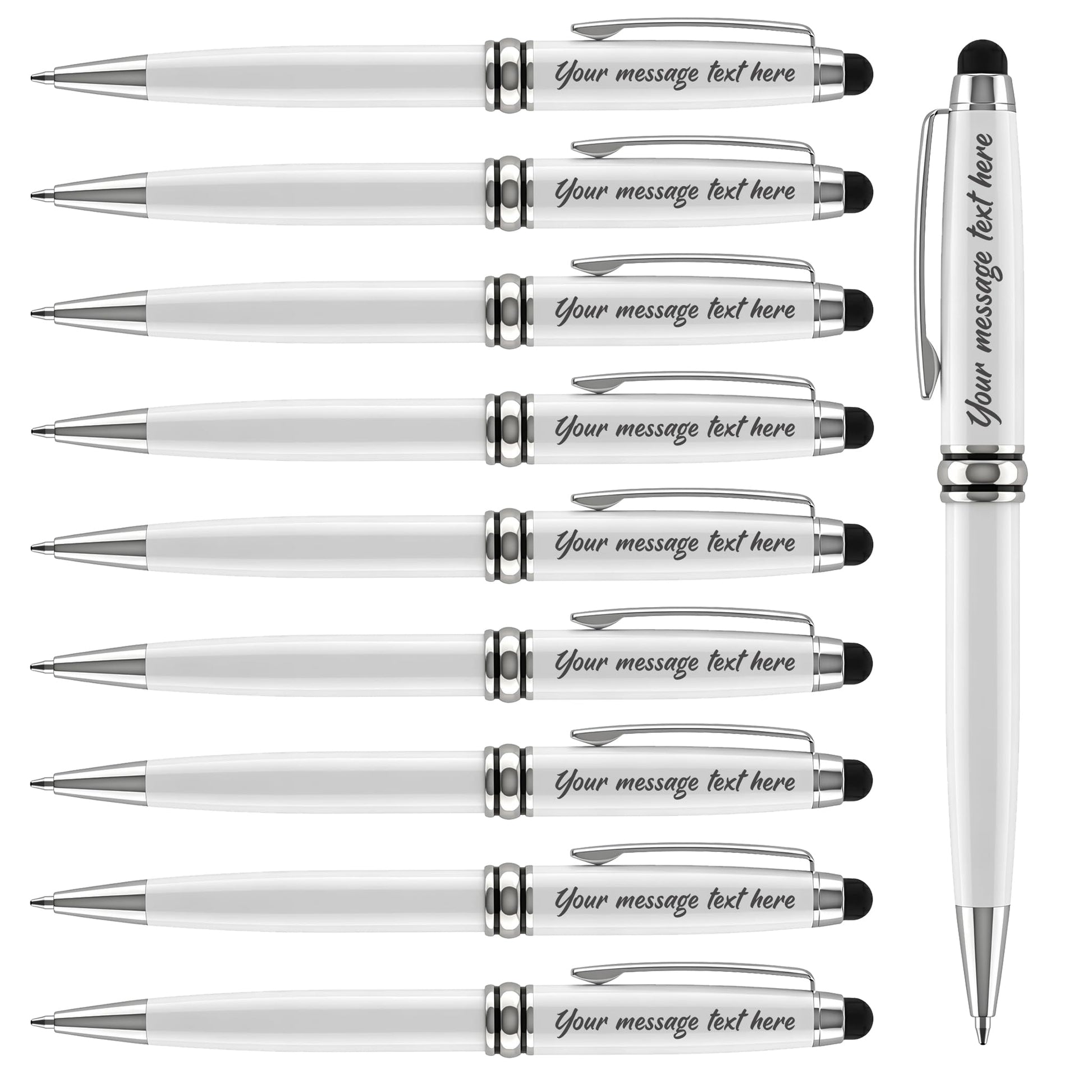 Ancolo Custom Pens - Gift for Women/Lady/Girl/Teacher/Manager 10 Pens/Box
