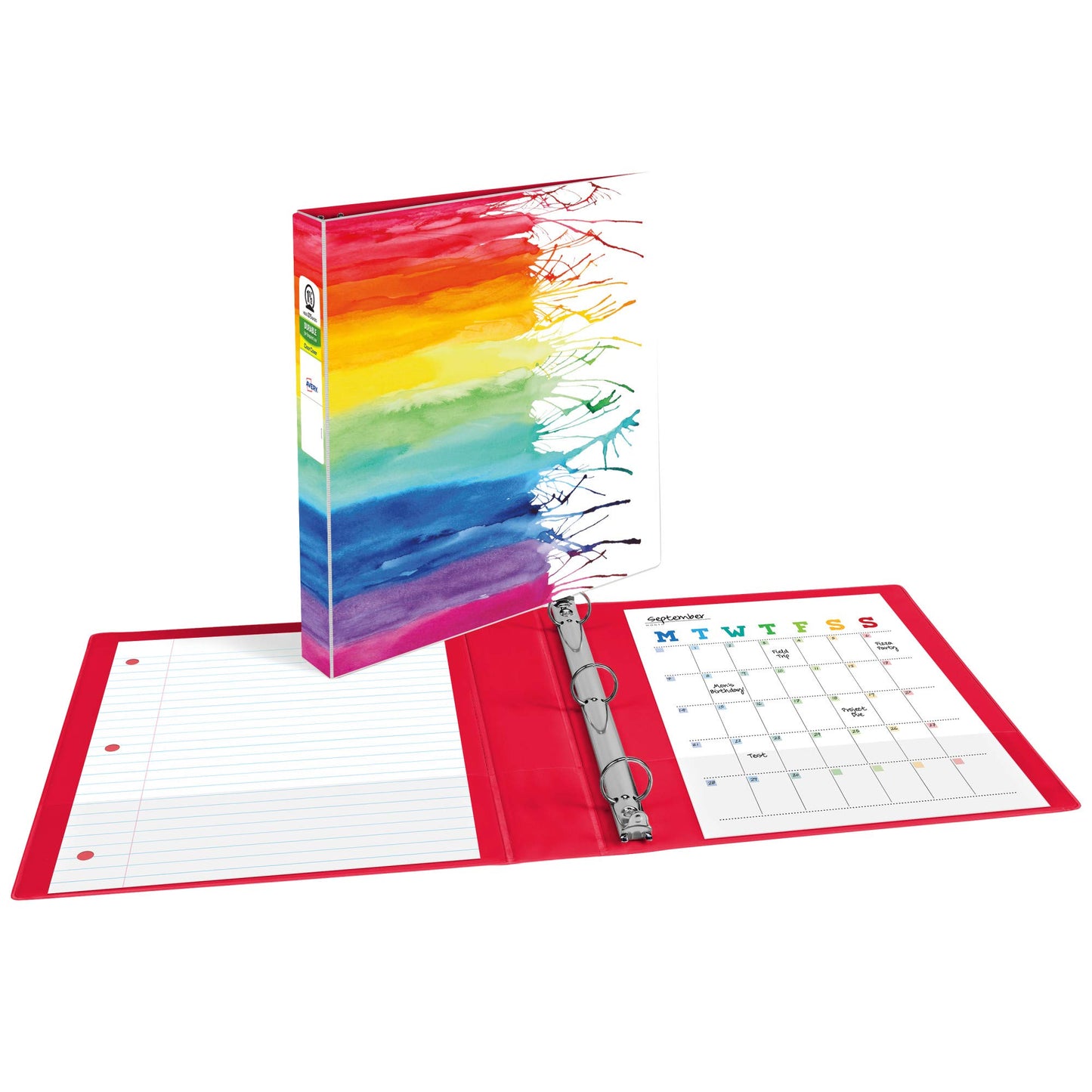 Avery® Designer 3 Ring Binder, 1.5" Rings, 1 Binder, Color Will Vary