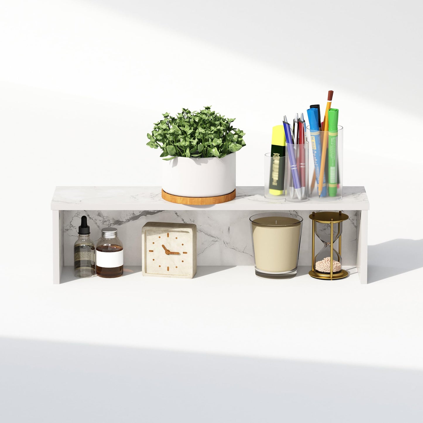 Furinno Classic Desk Organizers and Accessories, 23-Inch Desk Organizer, Desktop Organizer, for
