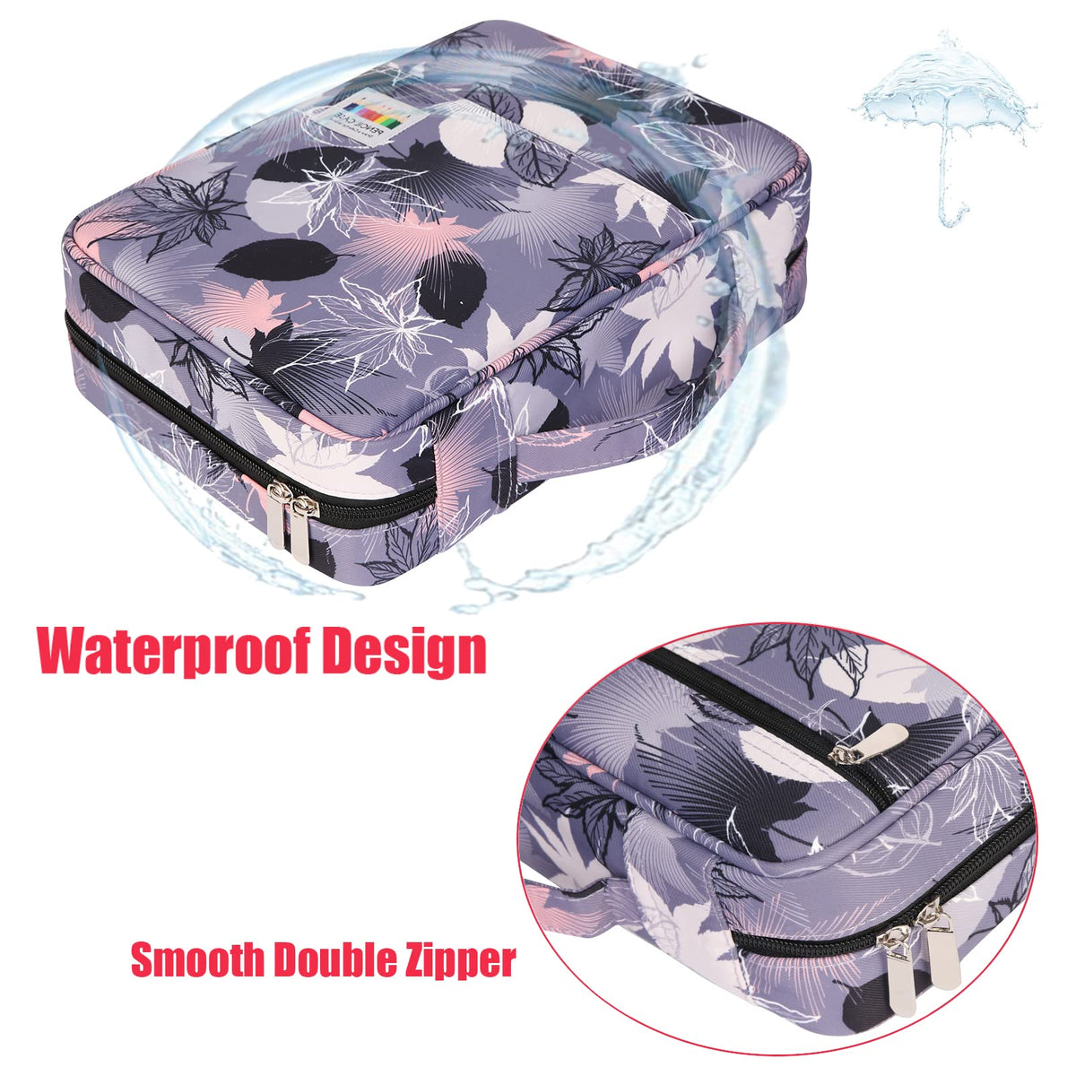 AYVANBER Colored Pencil Case 220 Slots Pen Holder,Waterproof Organizer Bag Portable Handy Painting
